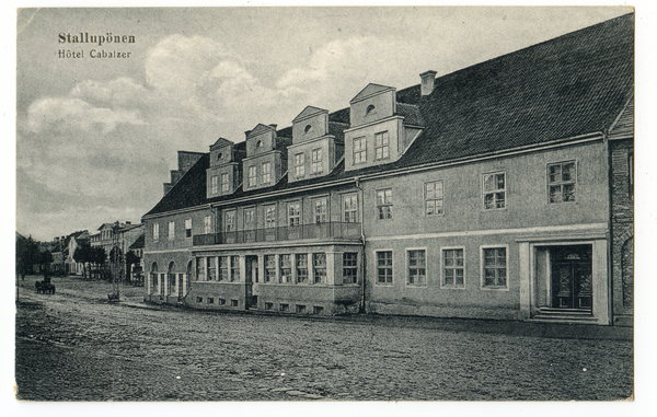 Stallupönen, Altstädtischer Markt, Hotel Cabalzar