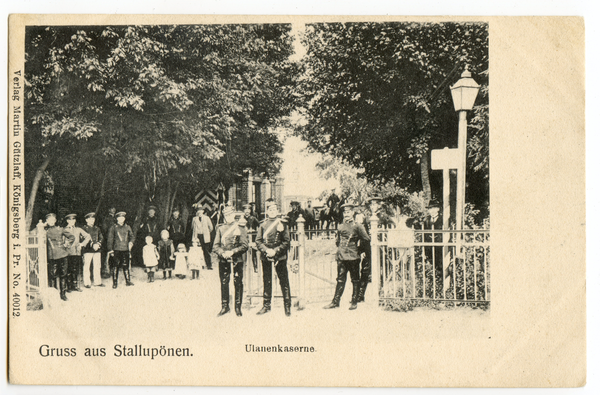 Stallupönen, Ulanenstraße, Ulanenkaserne