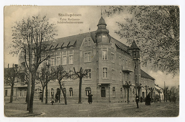 Stallupönen, Rathausstraße - Ecke Schirwindter Straße