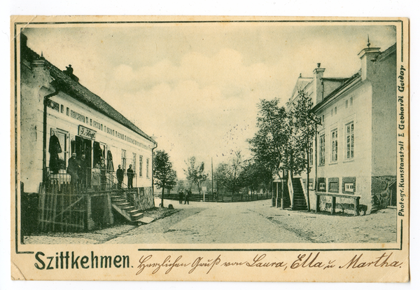 Szittkehmen, Geschäftshaus