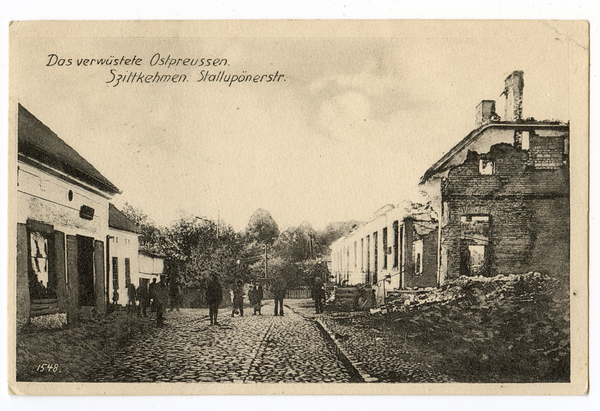 Szittkehmen, Stallupönerstr. Kriegsschäden