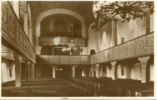 Neidenburg, Inneres der Kirche