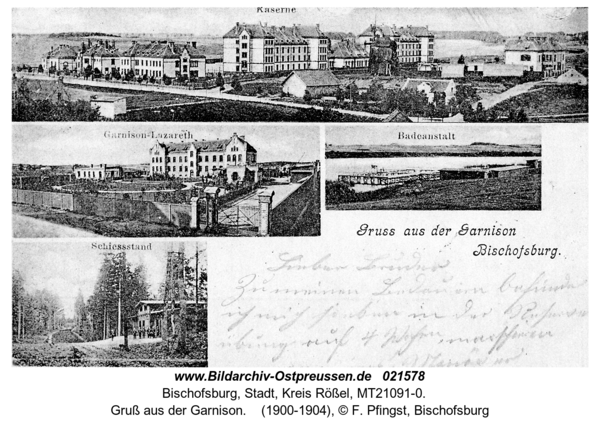 Bischofsburg, Gruß aus der Garnison