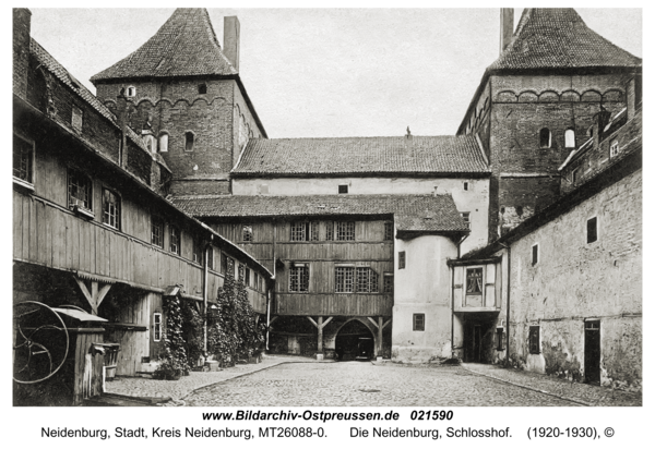 Neidenburg, Die Neidenburg, Schlosshof