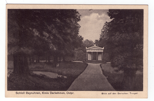 Klein Beynuhnen, Schlosspark, Dorischer Tempel