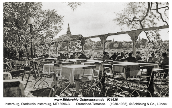 Insterburg, Strandbad-Terrasse