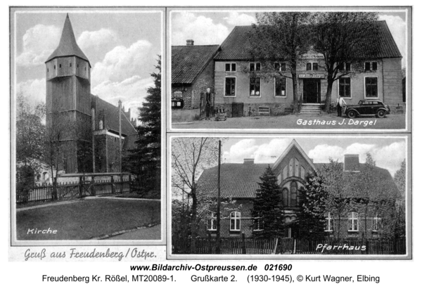 Freudenberg Kr. Rößel, Grußkarte 2