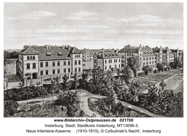 Insterburg, Neue Infanterie-Kaserne