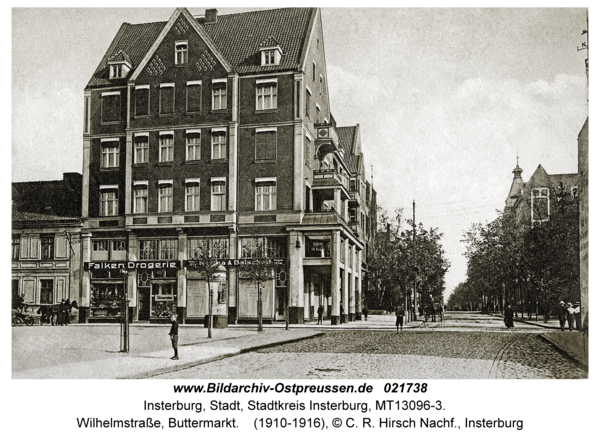 Insterburg, Wilhelmstraße, Buttermarkt