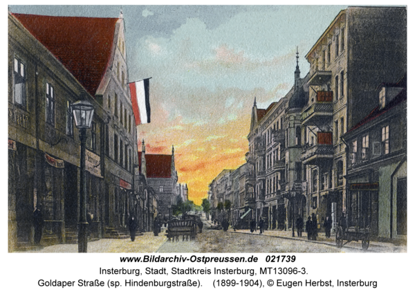 Insterburg, Goldaper Straße (sp. Hindenburgstraße)