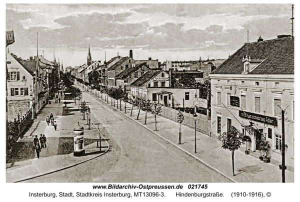 Insterburg, Hindenburgstraße