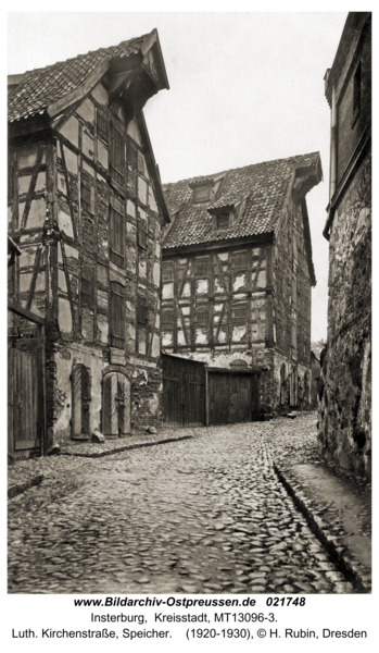 Insterburg, Luth. Kirchenstraße, Speicher