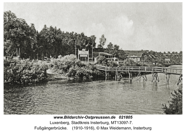 Luxenberg, Fußgängerbrücke