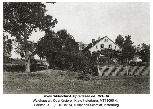 Waldhausen Kr. Insterburg, Forsthaus