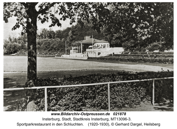 Insterburg, Sportparkrestaurant in den Schluchten