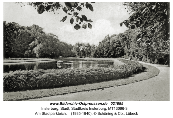 Insterburg, Am Stadtparkteich