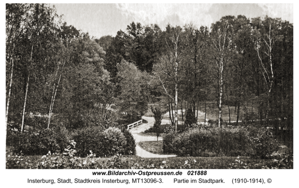 Insterburg, Partie im Stadtpark