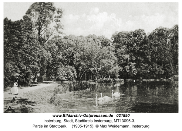 Insterburg, Partie im Stadtpark