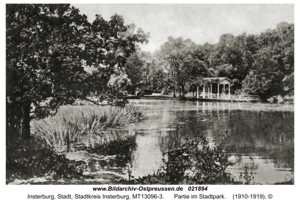 Insterburg, Partie im Stadtpark