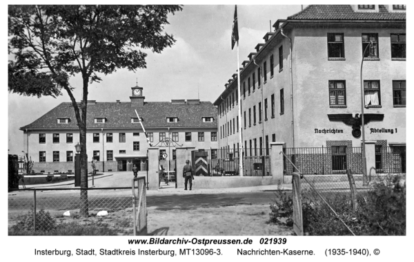 Insterburg, Nachrichten-Kaserne