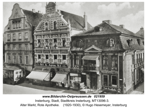 Insterburg, Alter Markt, Rote Apotheke