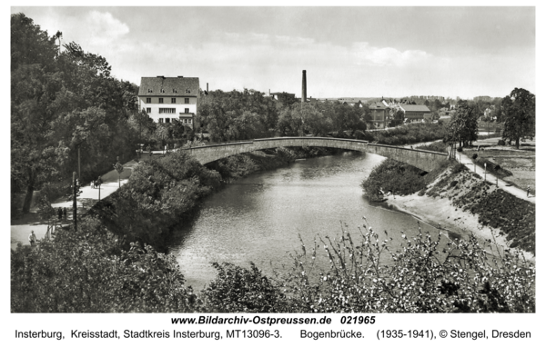 Insterburg, Bogenbrücke