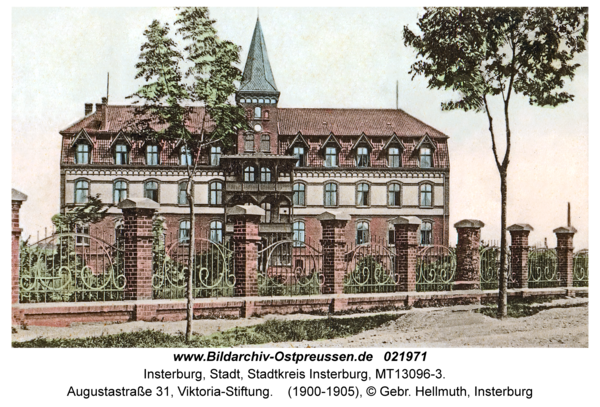 Insterburg, Augustastraße 31, Viktoria-Stiftung