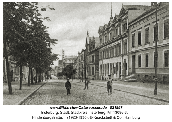 Insterburg, Hindenburgstraße