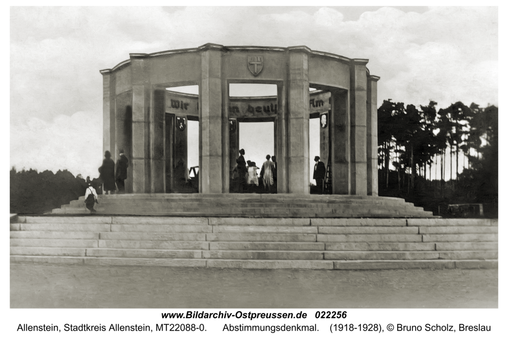 Allenstein, Abstimmungsdenkmal