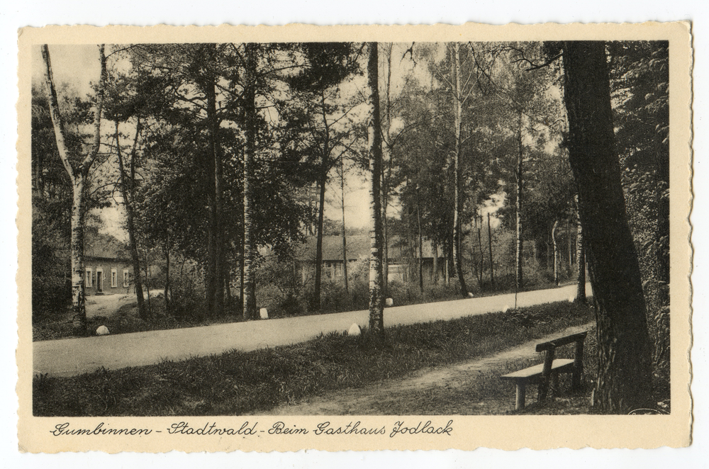 Gumbinnen, Stadtwald, Beim Gasthaus Jodlack