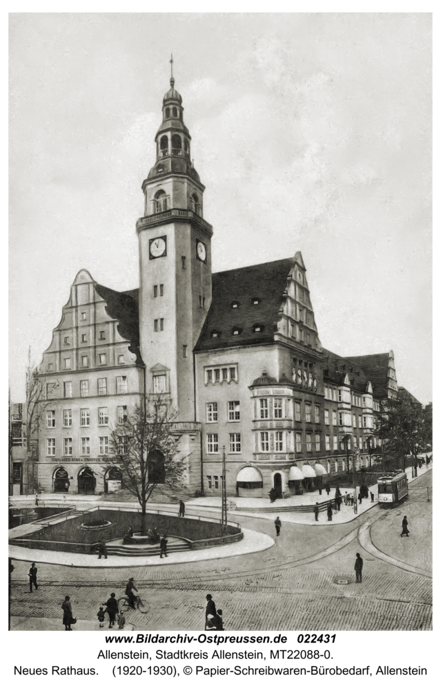 Allenstein, Neues Rathaus