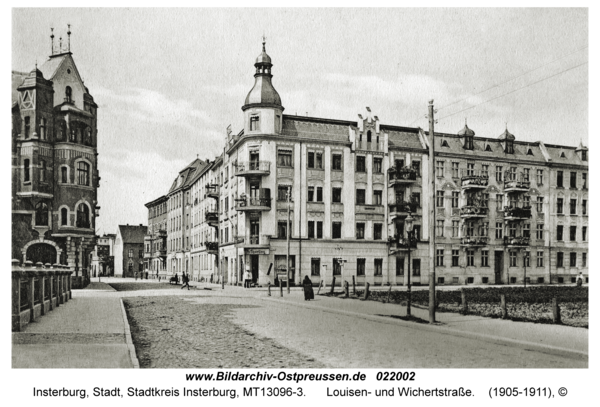 Insterburg, Louisen- und Wichertstraße