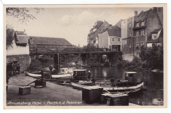 Braunsberg, Ostpr., Partie an der Passarge