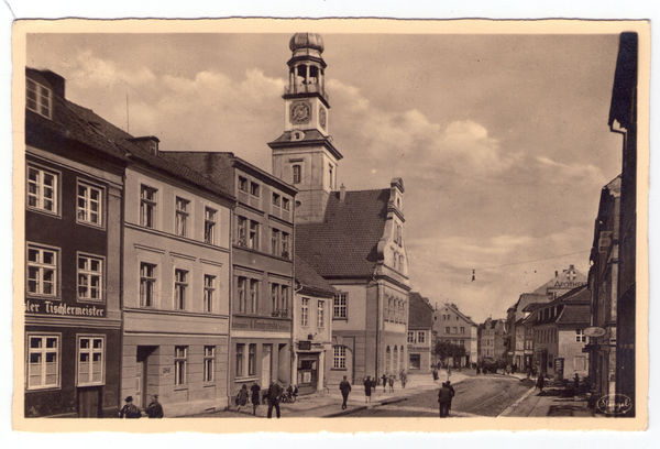 Braunsberg, Langgasse mit Rathaus