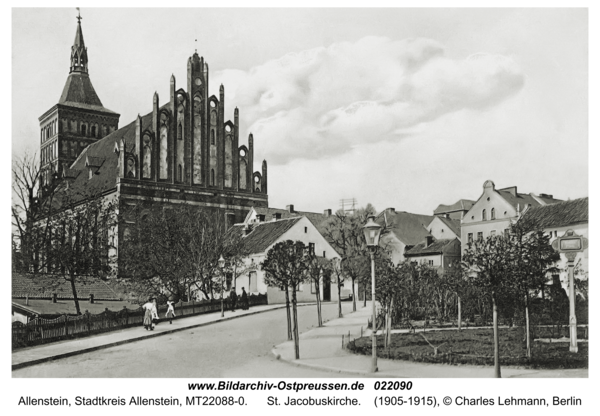 Allenstein, St. Jacobuskirche