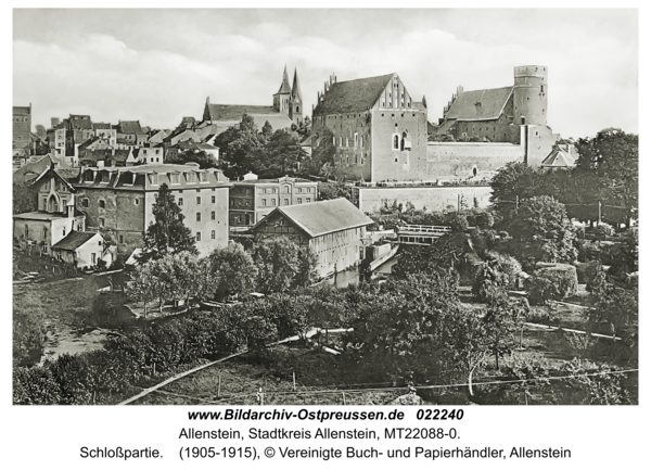 Allenstein, Schloßpartie