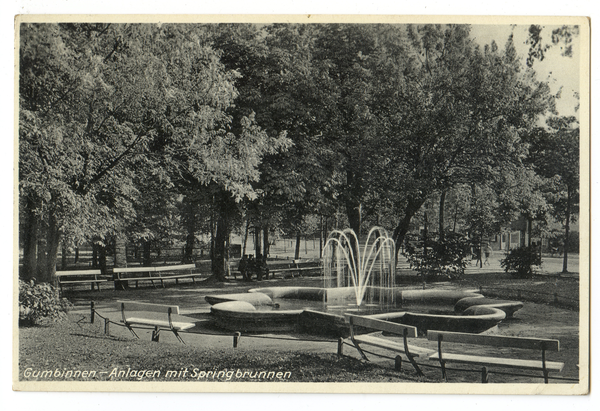 Gumbinnen, Anlagen mit Springbrunnen