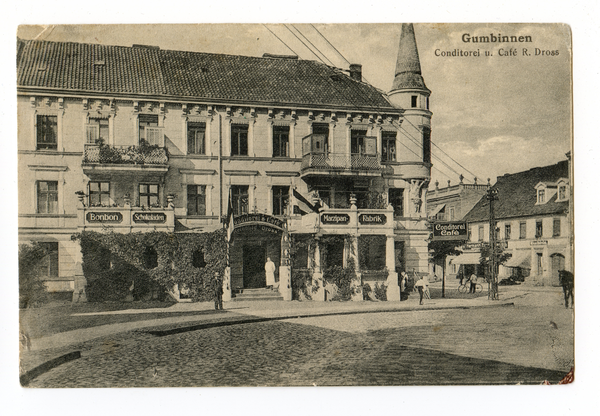 Gumbinnen, Conditorei und Cafe R. Dross