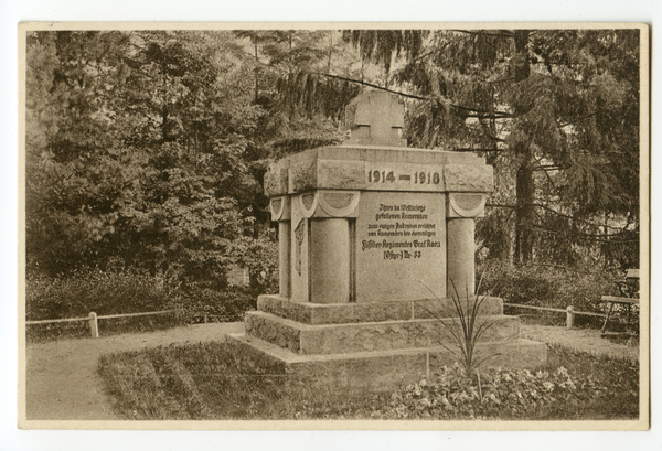 Gumbinnen, Denkmal des Füsilier-Regimentes Graf Roon Nr. 33