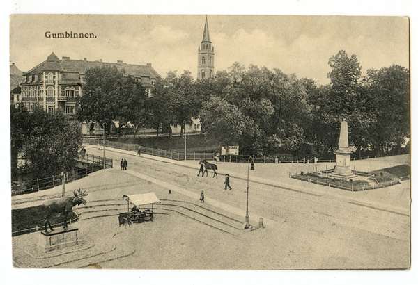 Gumbinnen, An der großen Brücke