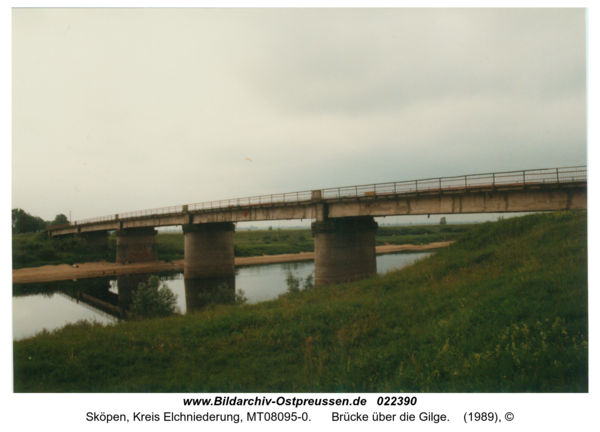 Sköpen, Brücke über die Gilge