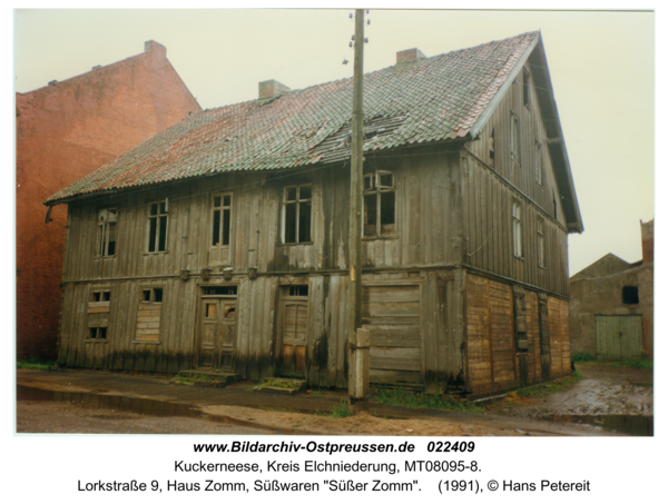 Kuckerneese, Lorkstraße 9, Haus Zomm, Süßwaren "Süßer Zomm"