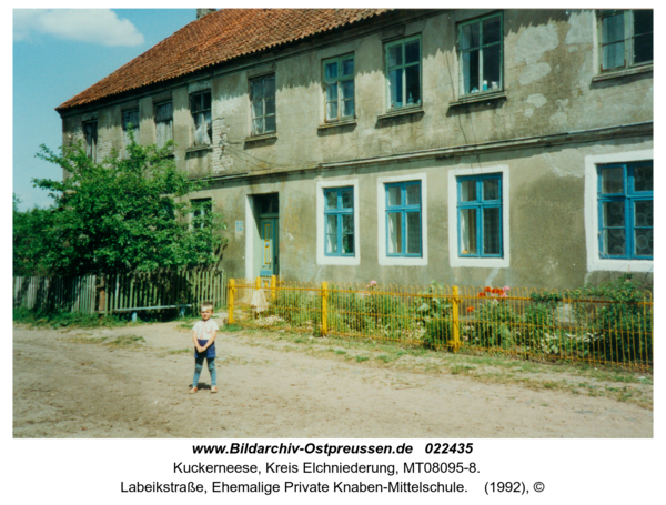 Kuckerneese, Labeikstraße, Ehemalige Private Knaben-Mittelschule