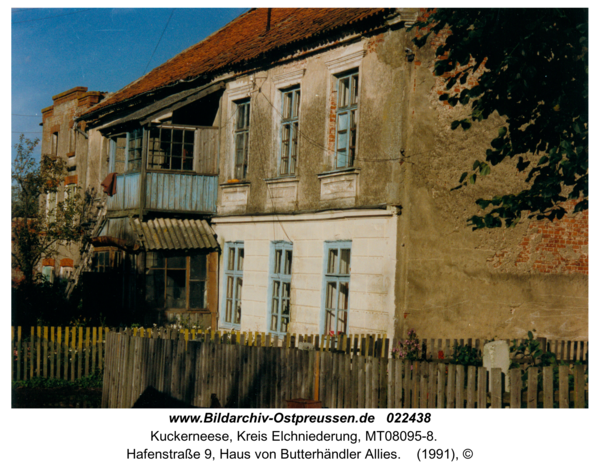 Kuckerneese, Hafenstraße 9, Haus von Butterhändler Allies