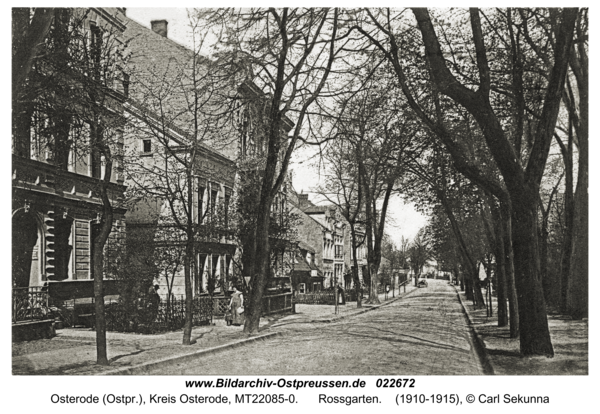 Osterode (Ostpr.), Rossgarten