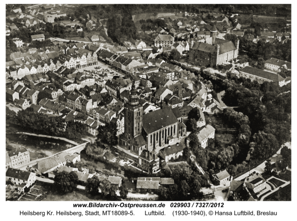 Heilsberg Kr. Heilsberg, Luftbild