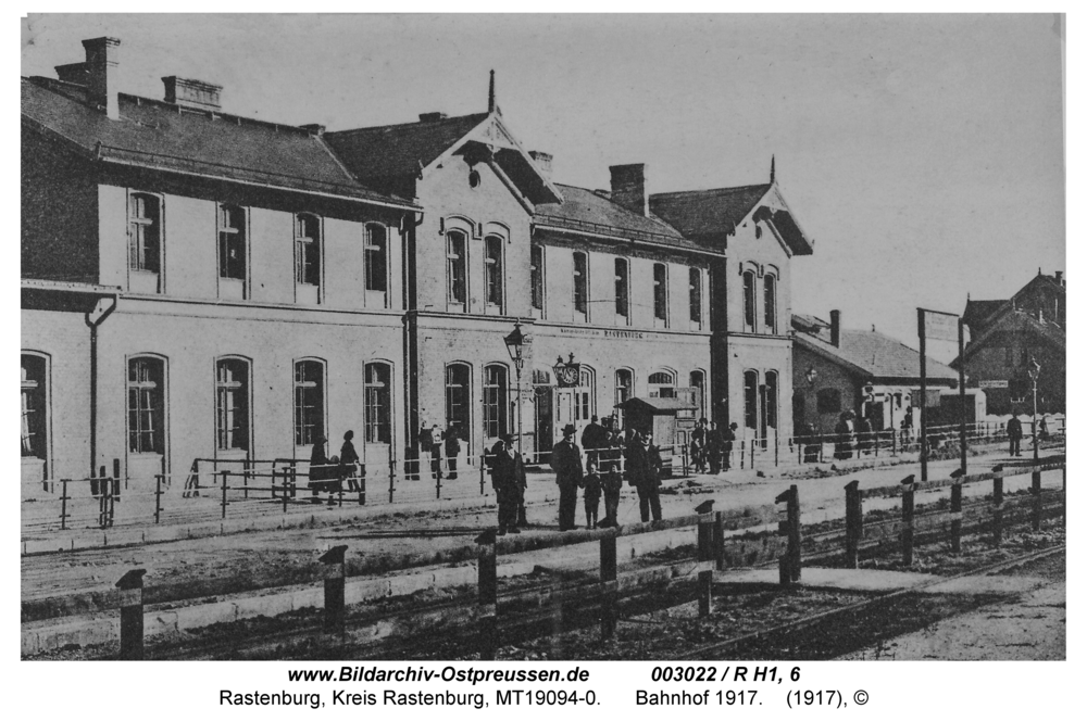 Rastenburg, Bahnhof 1917