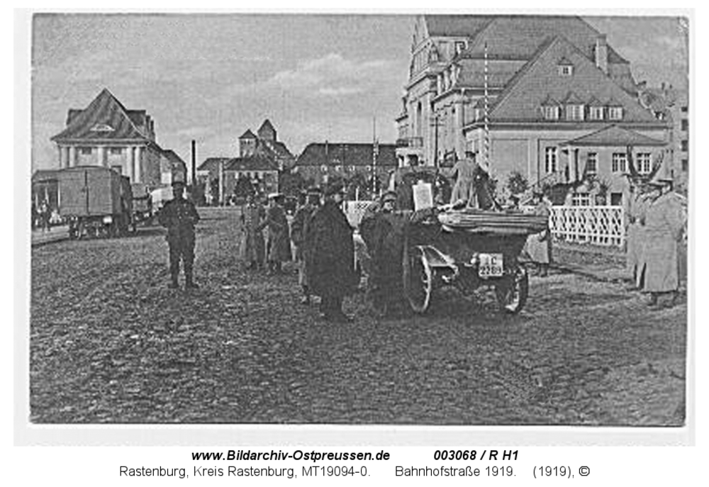 Rastenburg, Bahnhofstraße 1919