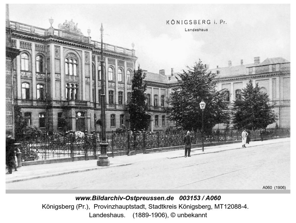 Königsberg (Pr.),Königstraße, Landeshaus