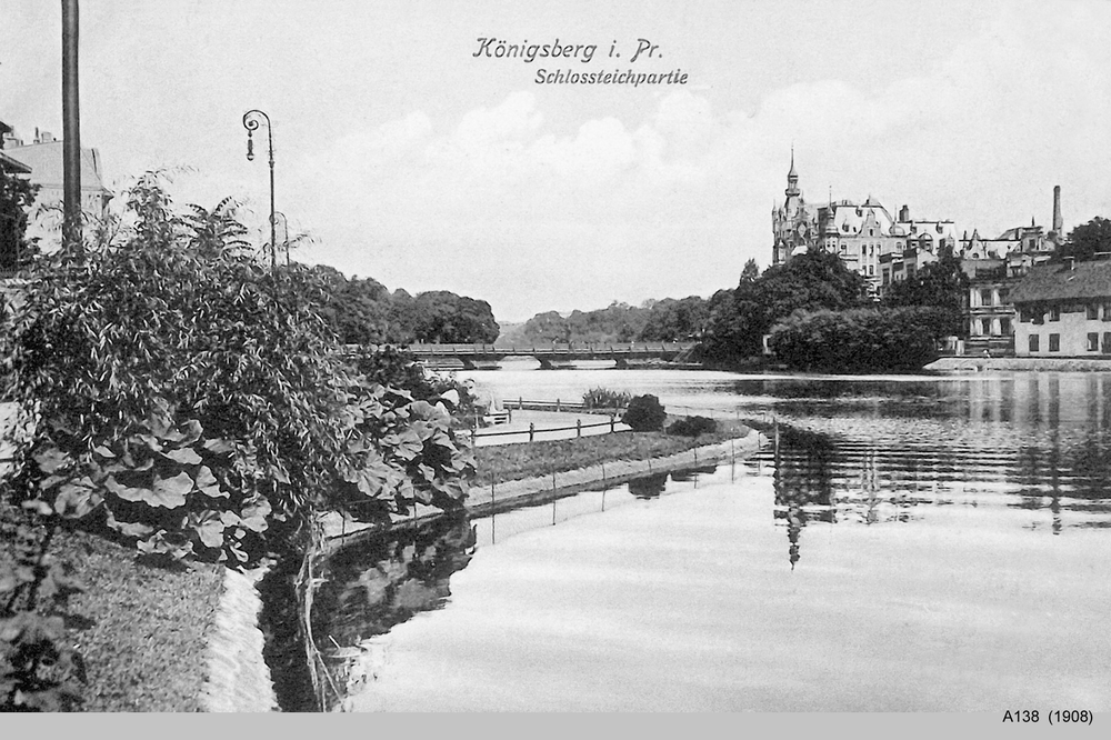 Königsberg, Schloßteich, Schloßteichpartie